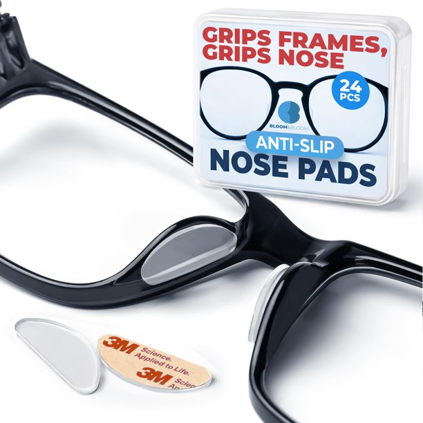 Almohadillas antideslizantes para la nariz BLOOM & BLOOM Dual-Grip transparentes