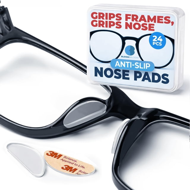 Almohadillas antideslizantes para la nariz BLOOM & BLOOM Dual-Grip transparentes