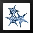 thumbnail image 2 of Koetsier, Albert 12x12 Black Modern Framed Museum Art Print Titled - Blue Three Starfish, 2 of 5