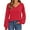 E Red, variant on Blouses for Women Dressy Lace Long Sleeve Shirts Fall Casual V Neck Tunic Tops