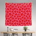 thumbnail image 2 of Sikiie Love Heart tapestry wall hanging home decor for bedrooms, living rooms, dorms 60x51in, 2 of 6