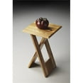 thumbnail image 4 of Home Square Transitional Wood Folding Table in Natural Finish - Set of 2, 4 of 4