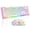 white, variant on Wired Keyboard and Mouse Combo, Usb Plug & Play Full Size Mechanical-Feel Keyboard with Rgb Rainbow Backlight, 6400 Dpi Adjustable Optical Wired Mouse, Compatible with Windows Mac PC Laptop -Pink