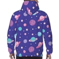 thumbnail image 7 of Salouo Space Pattern Men's Fall Hoodie Sweatshirt,Sport Hoodie with Pockets for Men Pullover Casual Hooded Sweatshirt-X-Large, 7 of 7