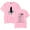 Pink, variant on Diljit Dosanjh T-shirt 2024 Dil-Luminati Tour Short Sleeve Hip Hop Crewneck Unisex Tee
