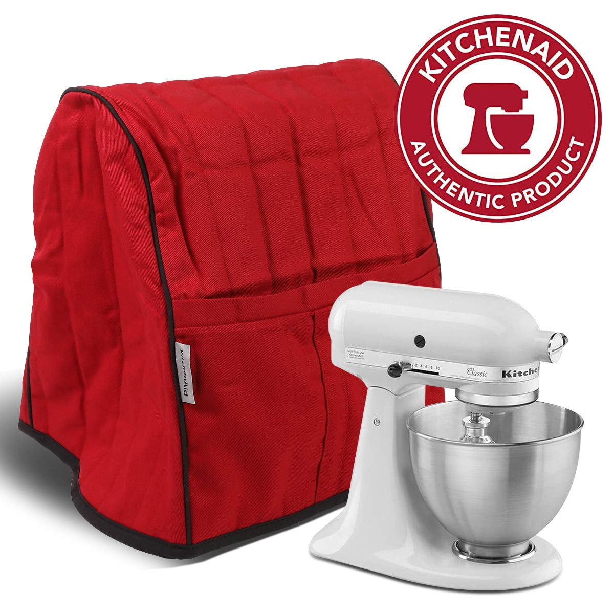 KitchenAid Brand Stand Mixer Cover Quilted Organizer Bag Mat Case ...