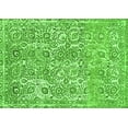 thumbnail image 1 of Ahgly Company Indoor Rectangle Abstract Green Modern Area Rugs, 2' x 5', 1 of 4