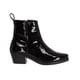 thumbnail image 2 of Bota Vaquera Tacón Bajo Texas Para Mujer Charol Drillo Negro, 2 of 5