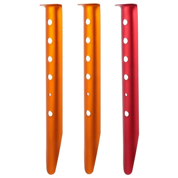 unbranded 3pcs Aluminum Alloy Tent Pegs Nails Stake Camping Tent Stakes Hiking Equipment