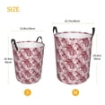 thumbnail image 3 of Picia Orchids Flowers Large Laundry Basket, Waterproof, Freestanding Laundry Hamper, Collapsible Tall Clothes Hamper with Extended Handles-Medium, 3 of 8