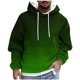 thumbnail image 2 of Sudadera con capucha para hombre, estilo casual, con cuello redondo, estampado, manga larga, blusa de poliéster, 2 of 5