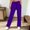 Purple, variant on LIZUOJUN Wide Leg Sweatpants for Women High Waisted Baggy Casual Drawstring Lounge Pants with Pockets for Fall Winter L