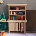 thumbnail image 2 of Miniature Vertical Cupboard Shelf Cabinet Bookcase Kids Play House, 2 of 8