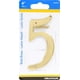 Hillman 4-Inch Solid Brass Nail-On House Number 1 – Traditional Style For Mailbox Or Door
