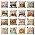 thumbnail image 2 of Yidarton Home Linen Pillow Cover Thanksgiving Pillowcase Letter Printing Pattern Living Room Sofa Cushion Cover, 2 of 6