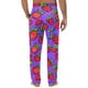 thumbnail image 5 of Pantalones largos para hombre con estampado de cintura elástica y bolsillo con cordón, pantalones largos de poliéster para hombre, 5 of 5