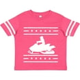 thumbnail image 3 of Inktastic Snowmobile Gift Silhouette Boys or Girls Toddler T-Shirt, 3 of 5