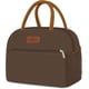 thumbnail image 3 of Bolsa de almuerzo para mujeres y hombres, lonchera aislada para adultos, bolsa de almuerzo reutilizable para el trabajo, picnic o viajes (marrón), 3 of 4
