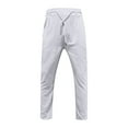 thumbnail image 3 of Dpytoraw Men Pure Color Overalls Pocket Sport Work Casual Trouser Ankle Length Pants, 3 of 5