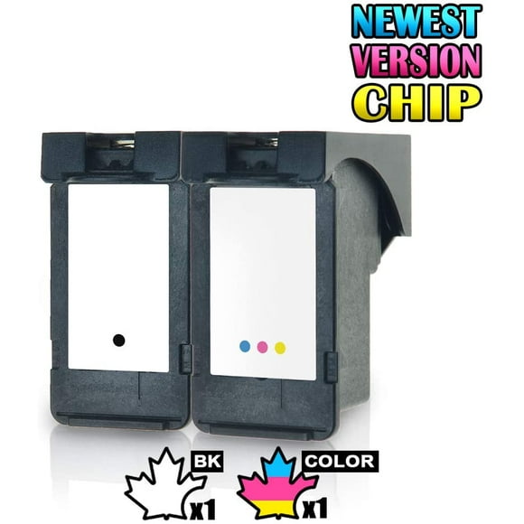 1 Set of 2 Inkfirst Remanufactured Ink Cartridges Replacement for Canon PG-245 CL-246 PG245 CL246 PG245XL CL246XL PIXMA ip2820