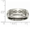 thumbnail image 5 of Titanium 8mm Polished Band, 5 of 9