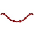 thumbnail image 1 of Northlight 6' Red Shatterproof Ball Artificial Christmas Garland - Unlit, 1 of 3