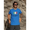 thumbnail image 2 of Buon Ferragosto Italy Flag T-Shirt Men -Image by Shutterstock, Male Large, 2 of 4