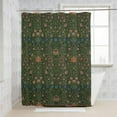 thumbnail image 6 of Victorian William Morris Original Design Vintage Shower Curtain Furniture Bathroom Fabric Decorations Washable Shower Curtain with Hooks, 6 of 8
