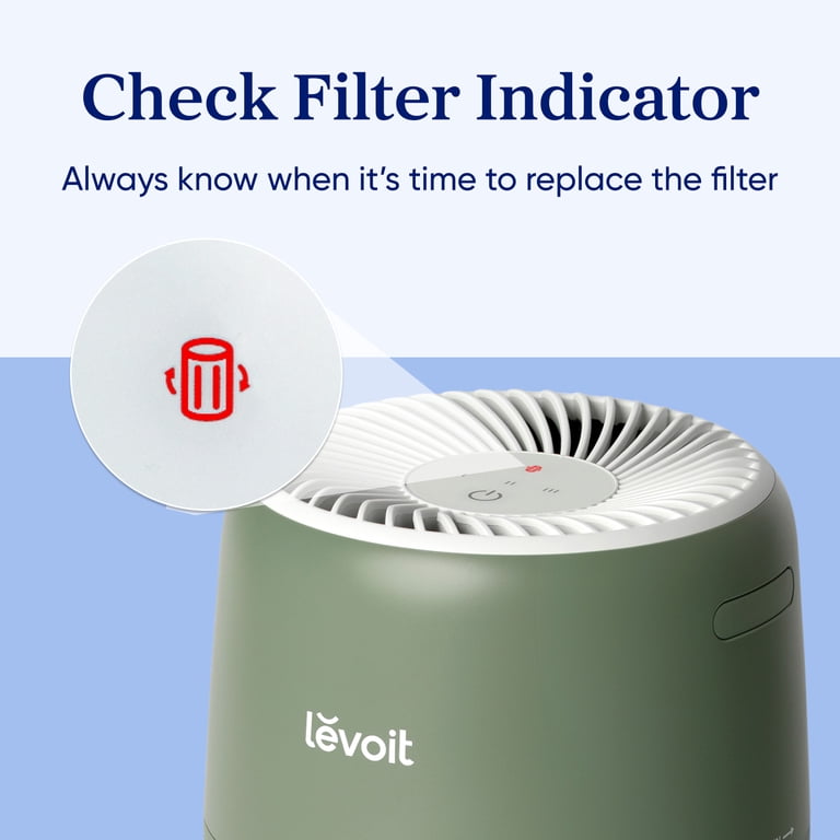 Levoit Core Mini-P Air Purifier, Green, 255 Sq Ft photo 7