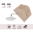 thumbnail image 5 of Home Weavers Waterford Collection 100% Cotton Non-Slip Bathroom Rug Set Machine Washable Bathroom Rug-17"x24", Bath Rug- 21"x34", Bathroom Rug- 24"x40", Linen Color 3 Piece Bath Rug set, 5 of 8