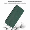 thumbnail image 4 of Dteck for Samsung Galaxy A13 4G Case PU Leather Flip 1 Wallet with 3 Card Slots Cover With Strap 360 Cover Protection Anti Drop Anti Scratch Magnetic Cover for Samsung Galaxy A13 4G, Green, 4 of 6
