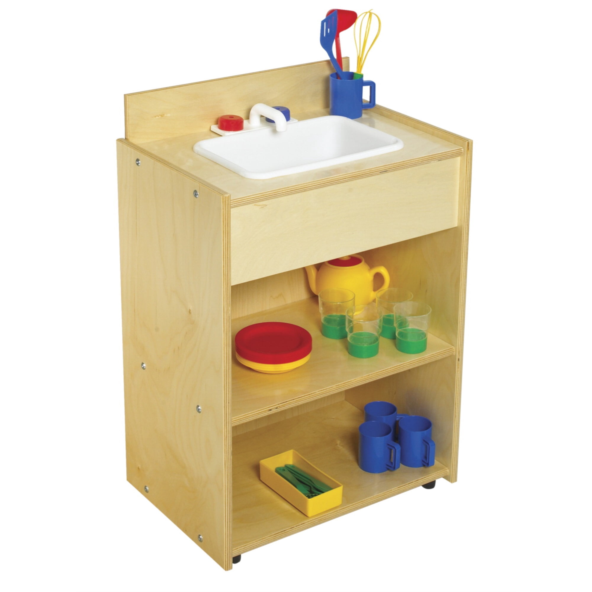 Childcraft ABC Furnishings Kitchen Sink, 19 x 13 x 28-1/4 Inches