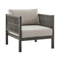 thumbnail image 2 of Mareike Aluminum and Rope Outdoor Chair in Brown, 2 of 8