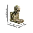 thumbnail image 4 of Skeleton Bird Feeder for Outdoors, Funny Hanging Bird Feeder, Skeleton Decoration with Hidden Hook, Garden Sculpture Birdfeeder Yard Art Decoration, 4 of 9