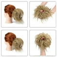thumbnail image 2 of SAYFUT Hair Scrunchies Curly Wavy Messy Hair Bun Extensions Wedding Hair Pieces for Women Kids Hair Updo Hairpiece Donut Chignons, 2 of 7