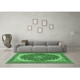 thumbnail image 3 of Ahgly Company Indoor Rectangle Medallion Emerald Green Traditional Area Rugs, 8' x 12', 3 of 4