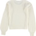 thumbnail image 2 of bar III Suéter con mangas tipo globo para mujer, blanco, XX-Large, 2 of 2