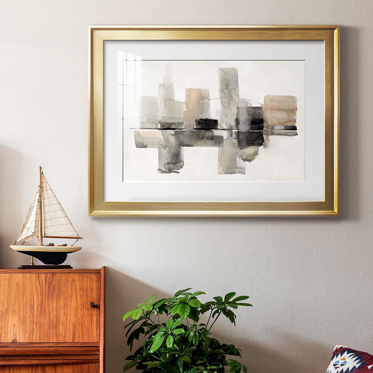 Urban Oasis I Premium Framed Print - Ready to Hang