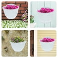 thumbnail image 4 of Wall Plant Holder Plastic Hanging Planter Woven Succulent Plant Pot Balcony Planter, 4 of 8