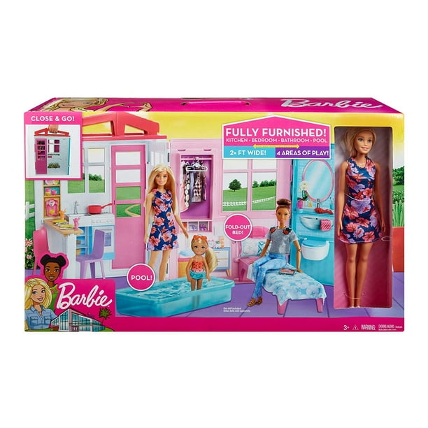 Mattel Barbie Doll, House, Furniture and Accessories FXG55