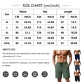thumbnail image 3 of Trgacdwlo Quick Dry Shorts Men Elastic Waist Drawstring Men's Workout Shorts Wide Leg Summer Gym Gym Shorts for Men with Pocket Green XXL, 3 of 6