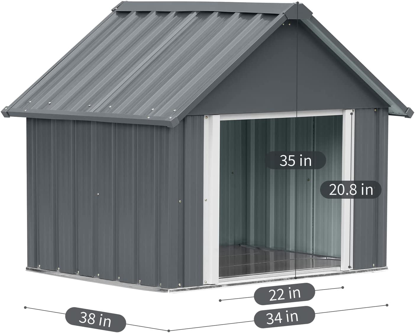 Large Dog House for Dog Outdoor Indoor Waterproof Dog House Kneel Weather & Water Resistant Pet Kennel