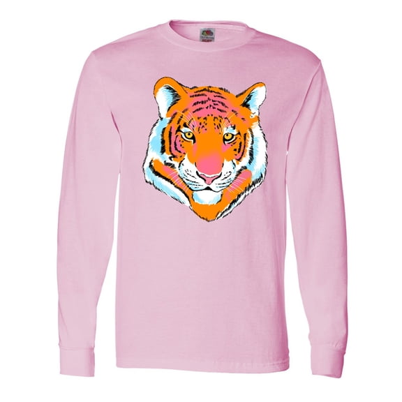Inktastic Tiger Head Long Sleeve T-Shirt