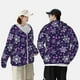 thumbnail image 4 of Fotbe Christmas Purple Snowflakes Chaqueta con Protección Solar UPF 50+ para Hombre y Mujer, Camisa con Capucha y Bolsillos-XX-Large, 4 of 7