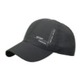 thumbnail image 2 of Men's and Women's Breathable Baseball Cap, Moisture Wicking Sport Hat with Adjustable Snapback, Sun Protection for Mountain Climbing, Beach Activities and Outdoor Sports, 2 of 9