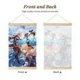 thumbnail image 2 of Genshin Impact Wooden Shaft Hanging Poster Home Decor Poster Wall Art Painting For Living Room Bedroom 20"X30", 2 of 7