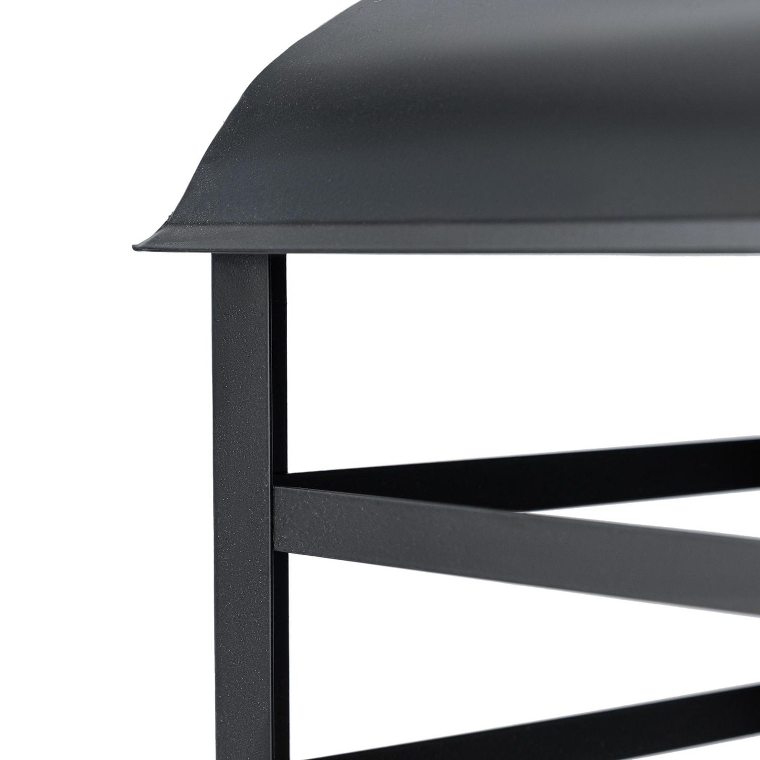 Hometrends Lanterne en métal à lamelles de 13,9 pouces