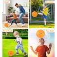 thumbnail image 3 of Barocity Kids Soccer Ball - Premium Boys and Girls Soccer Ball for Kids with Reflective Hex, Small Soccer Ball for Playtime, Training and Games, Cool Soft Soccer Ball for All Ages - Orange, Size 3, 3 of 7