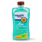 (2 pack) (2 pack) Equate Cooling Aloe Sunburn Relief Gel, 20 oz