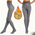 thumbnail image 2 of Maplenight Fleece Lined Tights for Women Winter Thick Thermal Legging Semi Opaque Soft Pantyhose Solid Color High Waist Footed Stockings, 2 of 5